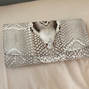 New Stamped Genuine snakeskin wallet.  last one